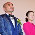 『くちづけ』初日舞台挨拶（竹中直人さん＆貫地谷しほり）