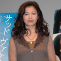 『サッド　ヴァケイション』トークショーに出席した石田えり。本音トークで会場をわかせた。