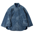 SASHIKO SHIRT JACKET / COLOR : OLD BLUE / ¥198,000