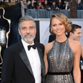 ジョージ・クルーニー＆ステイシー・キーブラー-(C) Getty Images