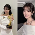 童顔女優パク・ボヨン、表彰式で放ったまばゆい美貌…「妖精ですか？」【PHOTO】