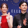 北川景子、吉沢亮／「ELLE CINEMA AWARDS 2025」