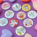 TOM and JERRY × Flapper描き下ろしイラスト 缶バッジ ブラインド（全10種）※1種シークレット各¥495（税込）