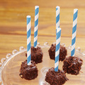 こちらは、チョコレートのケーキポップス