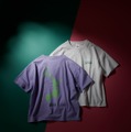 THREE FIFTY STANDARD　【WICKED】パーフェクトデュエットプリントTシャツ〈ホワイト・ラベンダー〉