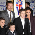 ベッカム一家-(C) Getty Images