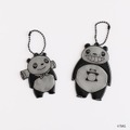 「パンダコパンダ」リフレクターキーホルダー　各￥990 (税込)