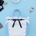 Maison de FLEUR Disney Collection「Alice in Wonderland」Alice/レースリボントートバッグ　カラー：Light Blue　価格：￥9,200