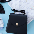 Maison de FLEUR Disney Collection「Alice in Wonderland」Alice/リボン2Wayショルダーバッグ　カラー：Black　価格：￥13,200