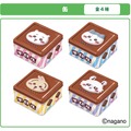 ちいかわデザインのスクエア型の缶（全4種類）