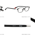 赤井秀一 モデル　ZY262037_14F1　￥12,200（セットレンズ代込）「Zoff | 名探偵コナン」©青山剛昌／小学館・読売テレビ・TMS 1996