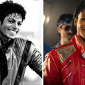 （左）マイケル・ジャクソン　写真：Globe Photos/アフロ　（右）ジャファー・ジャクソン『Michael／マイケル』(R), TM & (C) 2026 Lions Gate Entertainment Inc. All Rights Reserved.