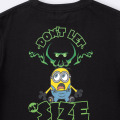 GU「KIDSグラフィックT MINIONS」カラー：09 BLACK　部分アップ