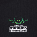 GU「KIDSグラフィックT MINIONS」カラー：09 BLACK　部分アップ