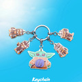 【ホットトイズ・ZAKKA】 アクリルキーチェーン『スター・ウォーズ／マンダロリアン・アンド・グローグー』グローグー＆アンゼラ人© & ™ Lucasfilm Ltd.