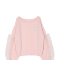 【ちいかわ/dazzlin　specialcollection】フリルスリーブニットプルオーバー