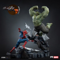 『マーベル』 【アイアン・スタジオ　スタチュー】「アートスケール」1/10スケール　スパイダーマン vs ハルク