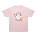 ちいかわ×オリオンビール シーサーのおみやげやさん Tシャツ ライトピンク_SHISA／©nagano©Uema©Orion