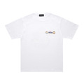 ちいかわ×オリオンビール シーサーのおみやげやさん Tシャツ ホワイト_カンパ～イ／©nagano©Uema©Orion