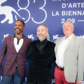 ロドニー・ヒックス、塚本晋也、ジェフリー・ラッシュ © Kazuko Wakayama