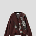 トリック・オア・トリート｜ジャカードニットカーディガン／¥7,900