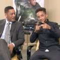 インタビューに応じるウィル・スミス＆ジェイデン・スミス／『アフター・アース』　- (c)2013 Columbia Pictures Industries, Inc. All Rights Reserved.