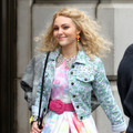 「The Carrie Diaries」（原題）撮影中のアナソフィア・ロブ -(C) Abaca USA／AFLO
