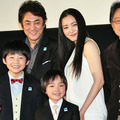 市村正親＆仲間由紀恵＆横山幸汰＆谷合純矢＆杉田成道（原作・脚本）＆西久保瑞穂（監督）／『ジョバンニの島』初日舞台挨拶