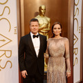 「第86回アカデミー賞」ブラッド・ピット＆アンジェリーナ・ジョリー-(C) Getty Images