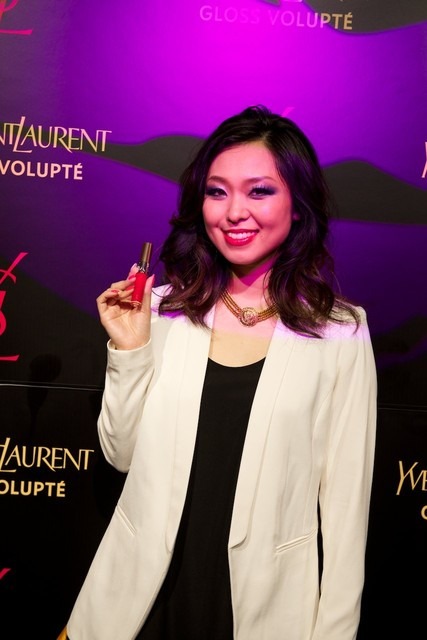 イヴ・サンローラン・ボーテ「グロス ヴォリュプテ」ローンチパーティーに登場した傳田真央さん