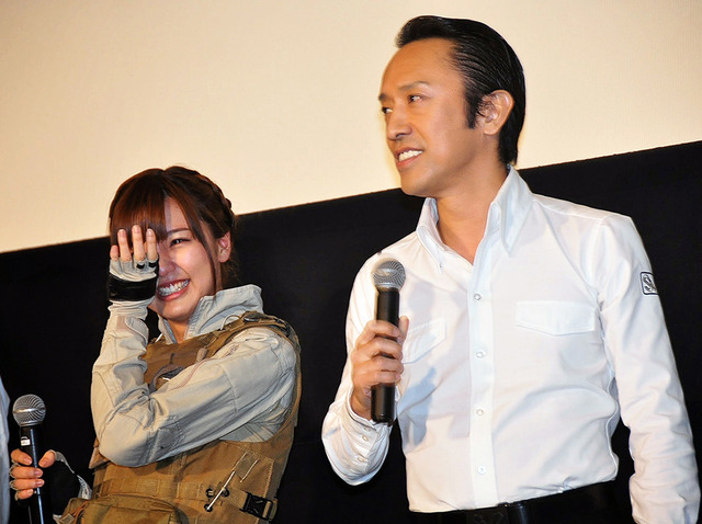 真野恵里菜＆筧利夫／『THE NEXT GENERATION パトレイバー』初日舞台挨拶