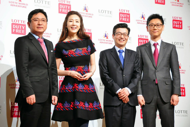 チェ・ジウ／韓国ロッテグループ記者会見