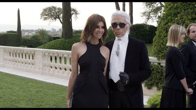 カリーヌ・ロワトフェルド＆カール・ラガーフェルド／『マドモアゼルＣ　～ファッションに愛されたミューズ～』- (C)2013 BLACK DYNAMITE FILMS, TARKOVSPOP