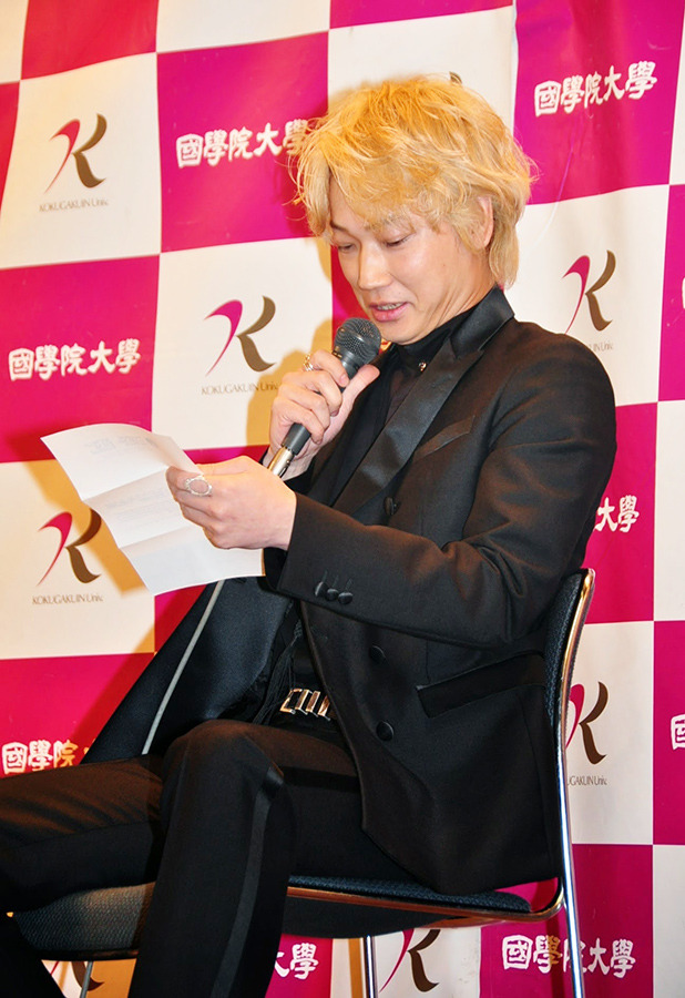 綾野剛／『そこのみにて光輝く』試写会 in 國學院大学