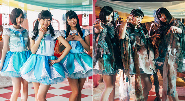 ミルクプラネット（岩田華怜＆渡辺麻友＆横山由依）／「セーラーゾンビ」-(C) 「セーラーゾンビ」製作委員会