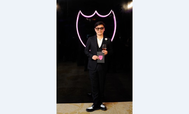 4月10日パレスホテル東京で行われた、ドン ペリニヨン ロゼ ショー「Dancing Spies」にて＿デザイナー・丸山敬太