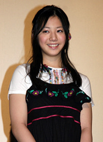 『東京少女』初日舞台挨拶にて　夏帆