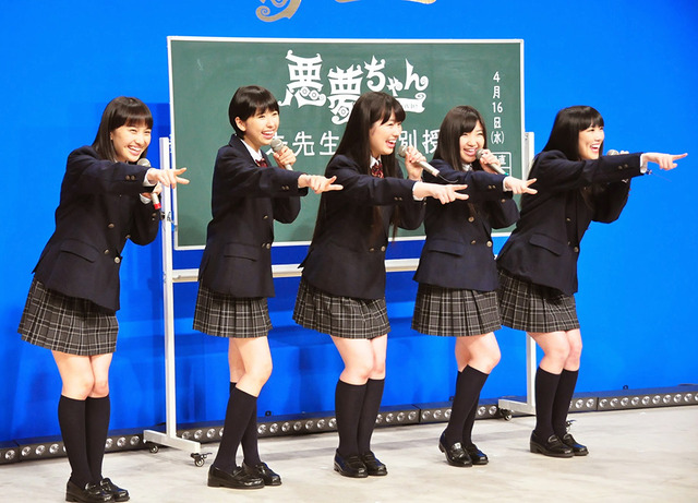 「ももいろクローバーZ」（百田夏菜子＆玉井詩織＆佐々木彩夏＆有安杏果＆高城れに）／『悪夢ちゃん The 夢ovie』課外授業