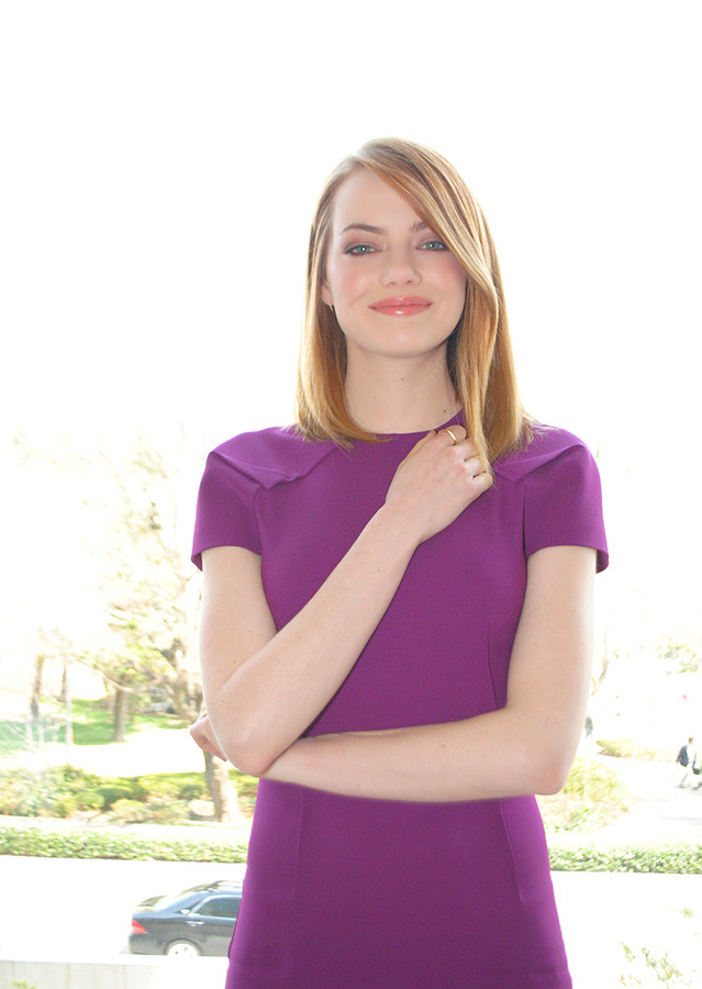 エマ・ストーン『アメイジング・スパイダーマン2』／Photo：Izumi Kakeya