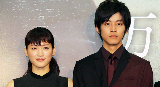 初共演の綾瀬はるか＆松坂桃李／『万能鑑定士Q －モナ・リザの瞳－』完成報告会見