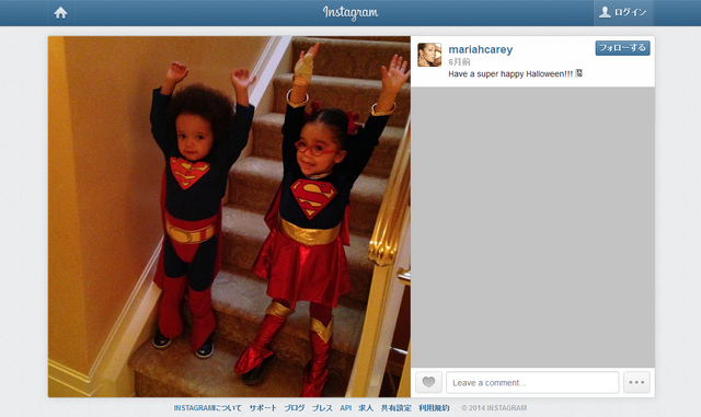 モンローちゃん＆モロッコ君／マライア・キャリー インスタグラム