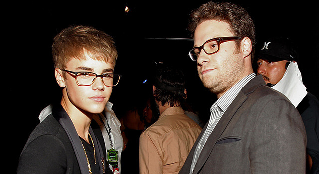 ジャスティン・ビーバー＆セス・ローゲン-(C) Getty Images