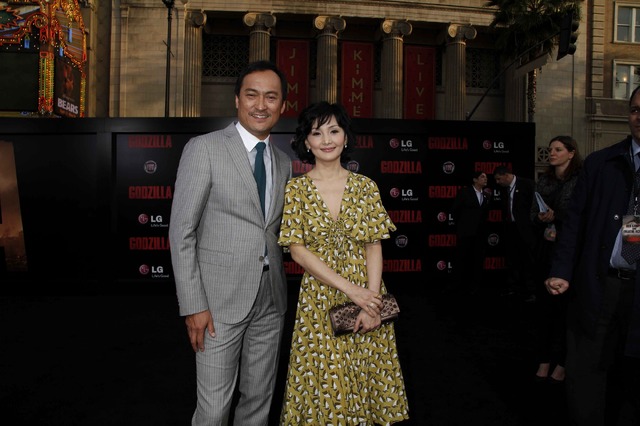 渡辺謙＆南果歩夫妻／『GODZILLA』ワールド・プレミア in L.A