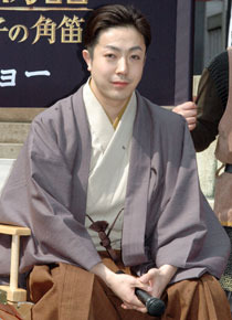 『ナルニア国物語／第2章：カスピアン王子の角笛』ヒット祈願イベントにて　尾上菊之助