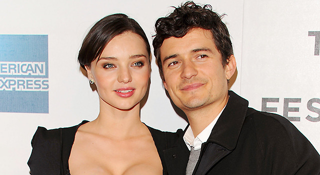 ミランダ・カー＆オーランド・ブルーム -(C) Getty Images