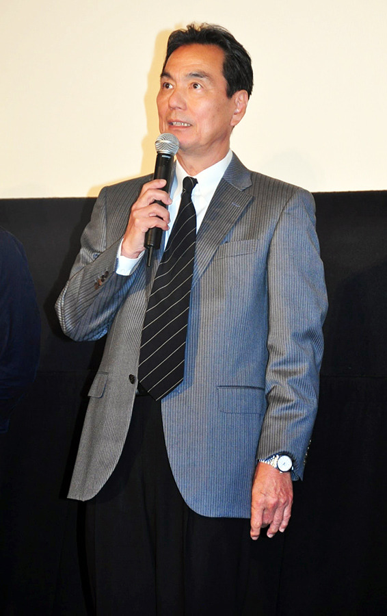 長塚京三／『ぼくたちの家族』初日舞台挨拶