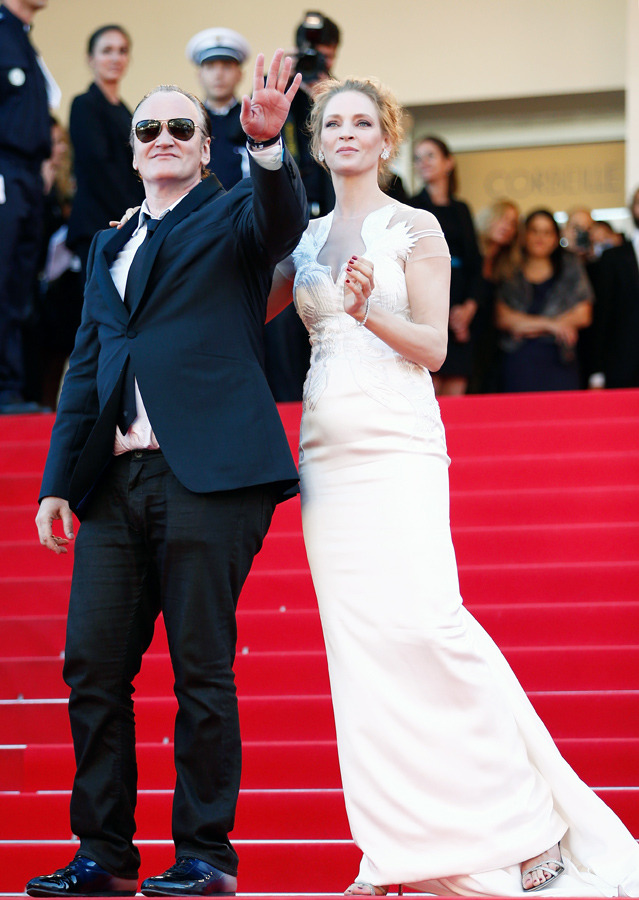 クエンティン・タランティーノ＆ユマ・サーマン in 第67回カンヌ国際映画祭／(C) Getty Images