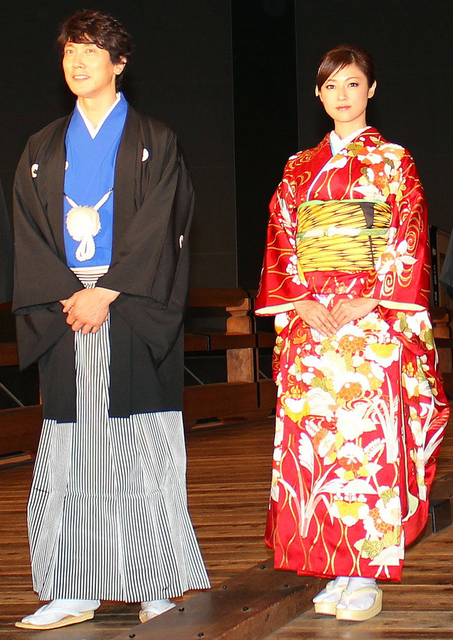 佐々木蔵之介＆深田恭子／『超高速！参勤交代』完成披露会見 in 江戸東京博物館