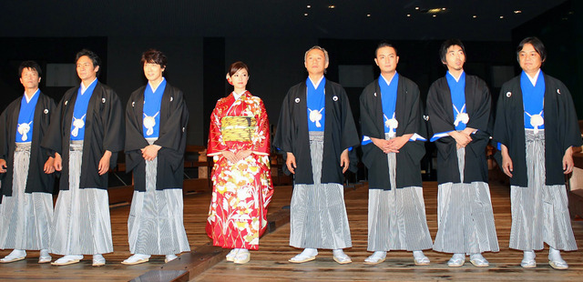 佐々木蔵之介＆深田恭子＆伊原剛志＆西村雅彦＆寺脇康文＆上地雄輔＆柄本時生＆六角精児＆本木克英（監督）／『超高速！参勤交代』完成披露会見 in 江戸東京博物館