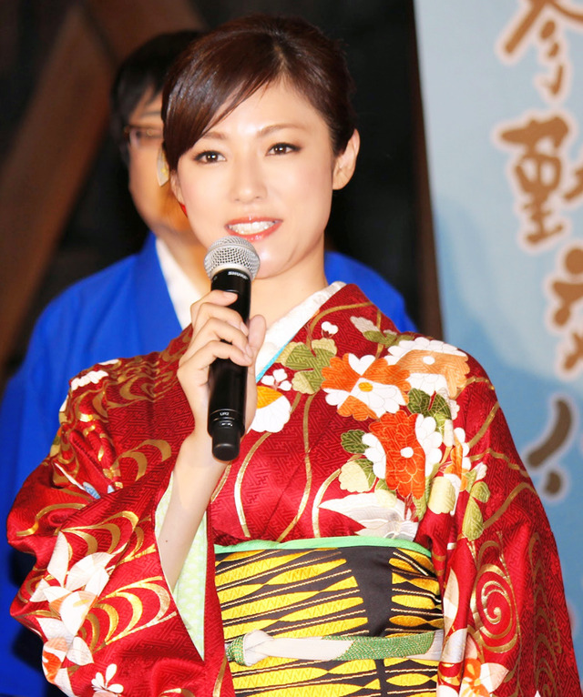 深田恭子／『超高速！参勤交代』完成披露会見 in 江戸東京博物館